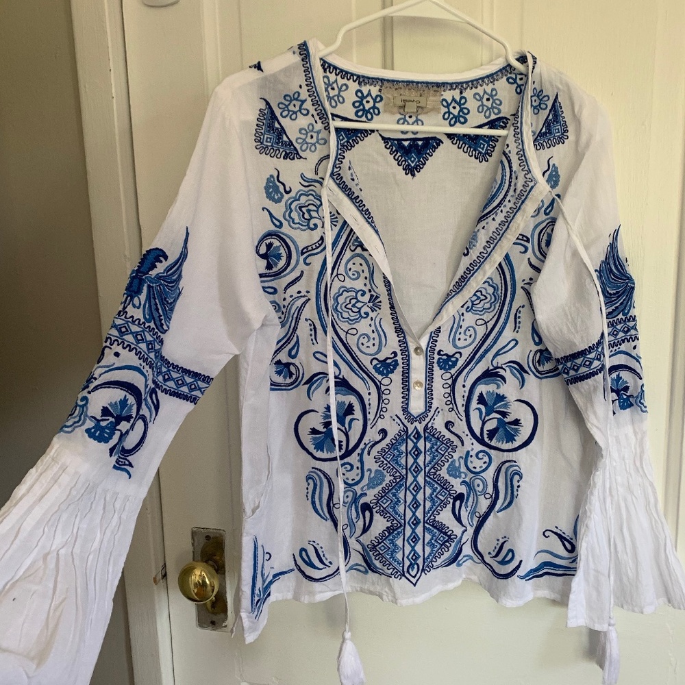 Bohemian Embroidered Shirt